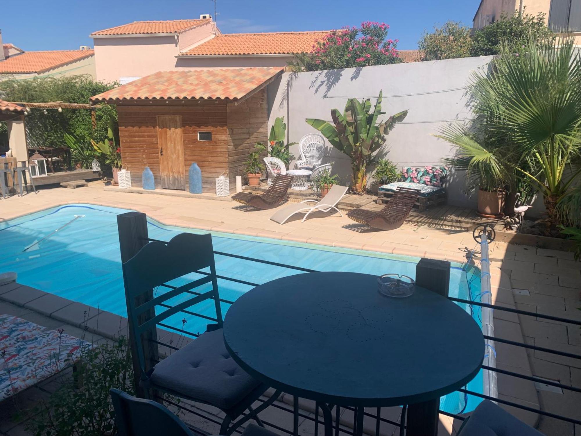 Duplex Independant Avec Acces Piscine Apartment Vendargues Exterior foto